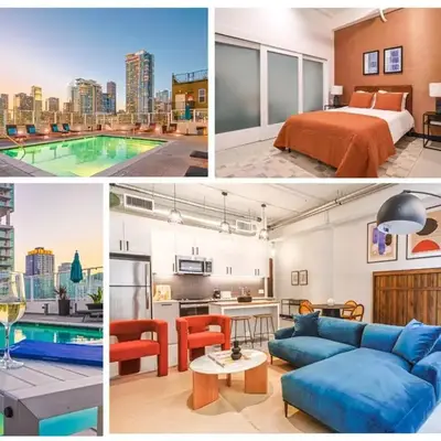 Stunning 1 BDR 1 BTH Modern Loft with Pool