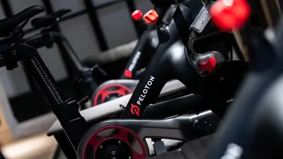 a group of bikes lined up in a row at Huge luxury loft for enjoying in Los Angeles