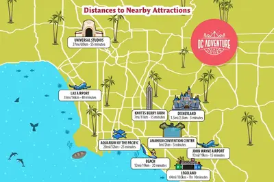 a map of walt disney world at The Disneyland Dream by OC Adventure Homes in Garden Grove