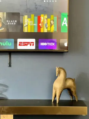a cat statue sitting on top of a shelf at Trendy 2BR Near Hollywood Hotspots - BR9 in Los Angeles