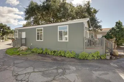 a small house with a lot of plants in front of it at Charming Oak View Retreat about 5 Mi to Ojai Valley! in Oak View