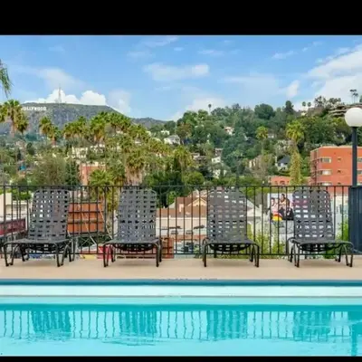 Hollywood 2Bed Apt w Rooftop pool & Panoramic View