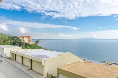 a view of the ocean from a building at SURF-N-SAND 2-Bedrooms, MALIBU in Malibu