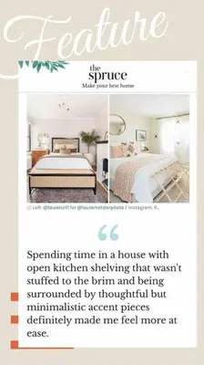 a magazine advertisement for a bedroom with a bed at Cool Cali Vibe - Barefoot Stepping Distance 2 Sand in Oxnard