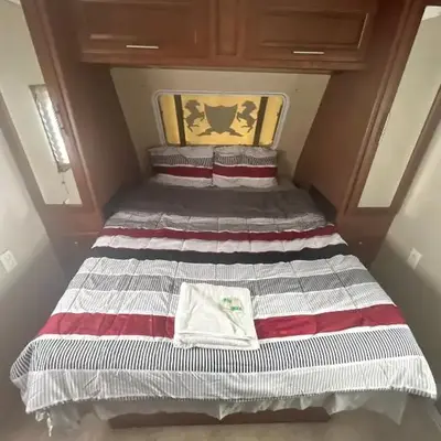 Rooms in Modern RV Trailer Home