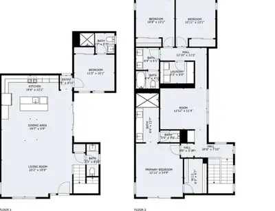 a floor plan of a house at Luxury 4 bedroom house Los Angeles in Castaic Junction