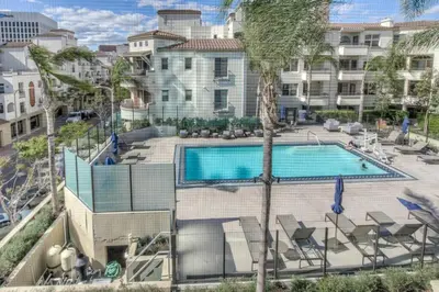 an image of a swimming pool at a resort at Cozy Resort-Style Experience - Garden View in Los Angeles