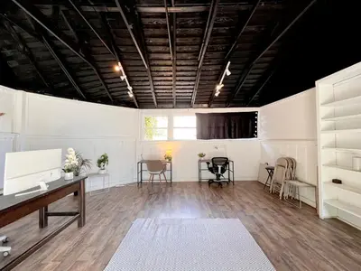 a large room with a table and chairs in it at The Culver Retreat Family Oasis w Office Backyard in Los Angeles