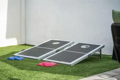 two ping pong tables sitting on the grass at Los Angeles, CA Near Malibu - Pool in Los Angeles