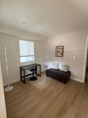 a living room with a couch and a table at New Luxe 3B 3Bath Townhouse in Sherman Oaks