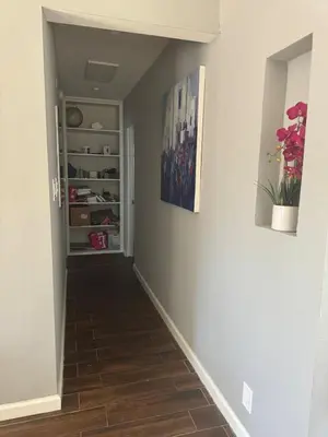 a room with a hallway with at Hollywood escape in Los Angeles
