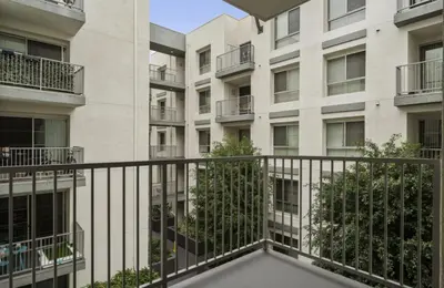 a balcony of an apartment building at Sunset Duo 2 bedroom Charm with FREE Parking in Los Angeles
