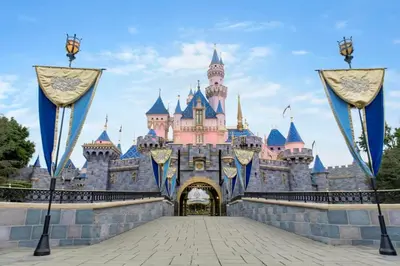 an entrance to the disney castle at Modern Family Haven - Minutes from Disney Magic-OC in Midway City