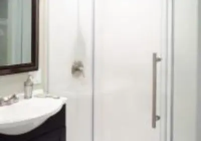 a bathroom with a white sink and a mirror at MagicwayVillas Micky's Fireworks Pool & Spa - Across Disneyland in Anaheim
