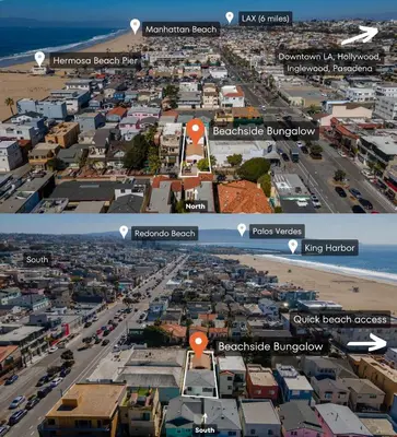 Gallery image of Beachside Bungalow 5 Minute Walk from the Shore in Hermosa Beach