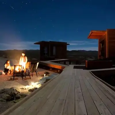 Secluded Glamping Eco-Pod Rental in the Mojave Desert near Ridgecrest