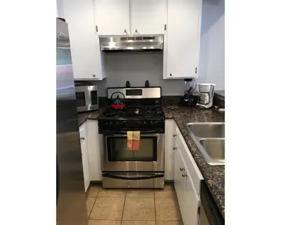 a kitchen with a stove and a sink at Arendelle by Funtierland Vacation Rentals in Anaheim