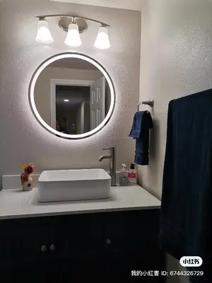 a bathroom with a sink and a mirror at 1 bedroom In a quiet neighborhood near the Main Street- Room A in Rowland Heights