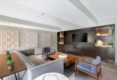 a living room with a couch and a table at Downtown Los Angeles Gem 2 in Los Angeles