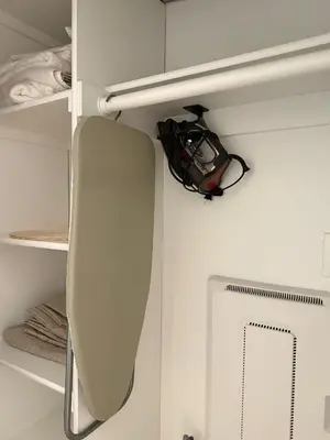 a shelf in a refrigerator with a bag on it at Vine Loft FREE DESIGNATED PARKING & WIFI close to Universal Studios in Los Angeles