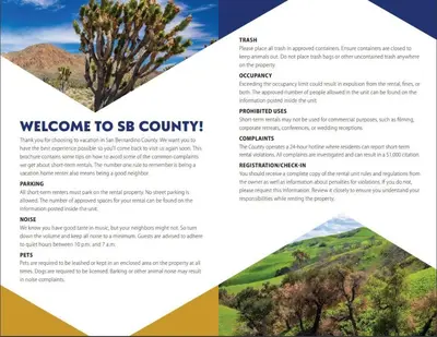 a brochure for sierra county with a tree and mountains at The Fancy Fox - Stunning 4 BR Retreat Close to Lake in Lake Arrowhead