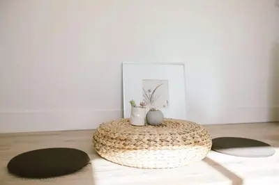 a table with two vases on top of it at Private and Quiet Los Feliz Guest Suite with VIEWS in Los Angeles