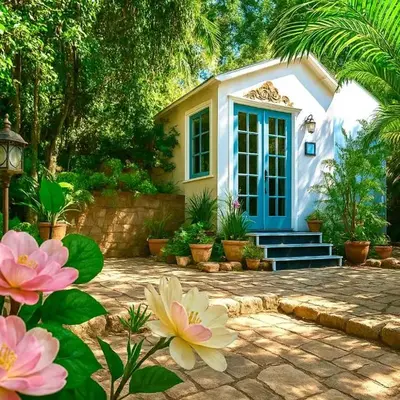Enchanting Private Hollywood Hills Guest House with Tranquil Tree-Top Views