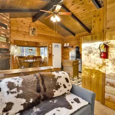 Orchard Family Cabin Near Historic Big Bear Village Walk to Marina