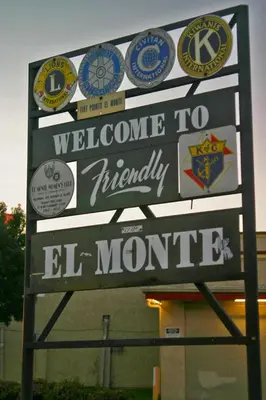 a sign for a welcome to momentarily el mortunate at ElMonte Soul in El Monte