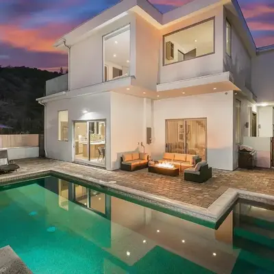 Hollywood Hills Luxury Mansion with Pool & Views