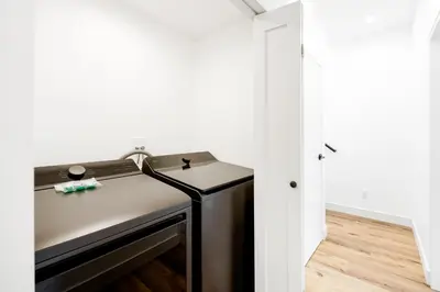 a bathroom with a sink in a room at Luna View LA in Los Angeles