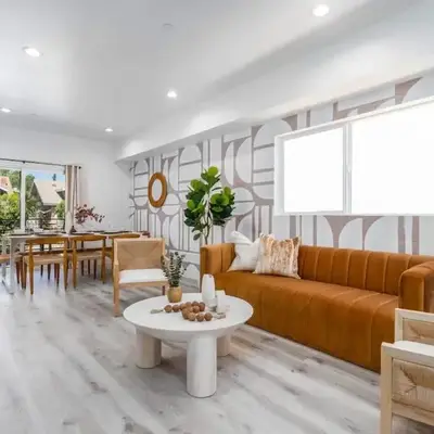 Modern 3BR Retreat with Rooftop Deck Sleeps 8