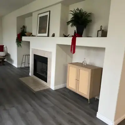 Big bedroom shared bathroom