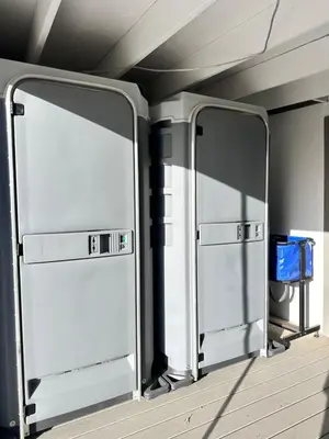 two doors on the side of a boat at Zaromelranch