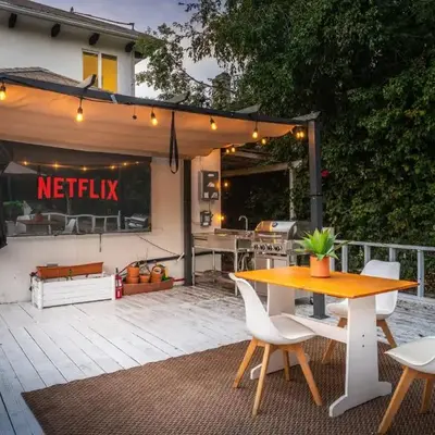 Luxe 6BR Retreat with Trampoline Swing and BBQ Grill