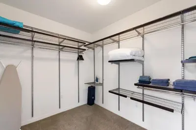 a room with four bunk beds at The Zenith Penthouse - Ocean Panoramas & Salt Air in Los Angeles