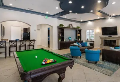 a living room with a pool table at Marina del Rey 2BR-2BA Coastal Retreat Near Venice Beach in Los Angeles