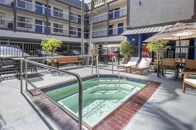 a hot tub on the roof of a building at Best Western Airport Plaza Hotel – LAX Airport LA Stadium in Los Angeles