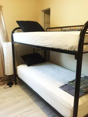 a couple of bunk beds in a room at Hollywood Stay in Los Angeles