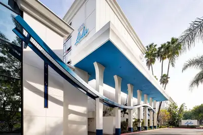 a building with a slide on the side of it at Hotel Lulu, BW Premier Collection in Anaheim