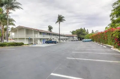 an empty parking lot in front of a motel at Motel 6-Camarillo, CA in Camarillo