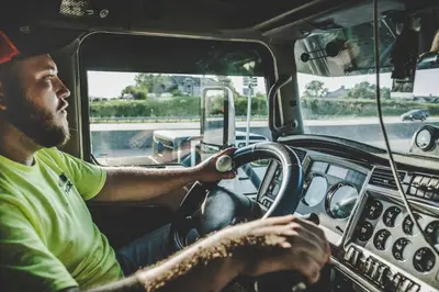 a man driving a truck at Motel 6 Pasadena, CA Old Town Pasadena Area in Pasadena