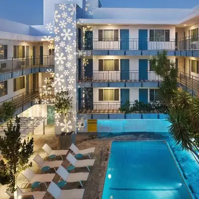 The Beverly Laurel Hotel at West Hollywood