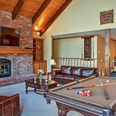 Lake Arrowhead House with Lake Views and Wet Bar!