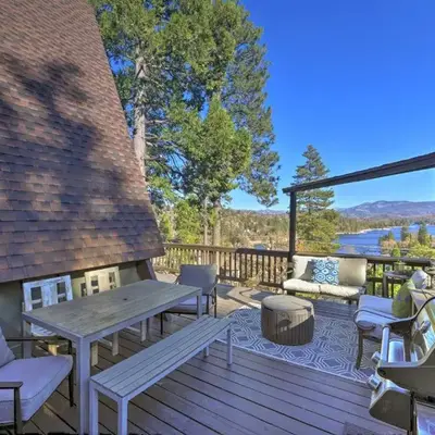 A-Frame Home with 3 Decks and Lake Arrowhead Views!