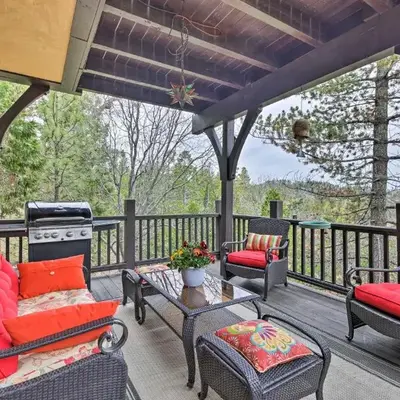 Luxe Lake Arrowhead Home with Deck