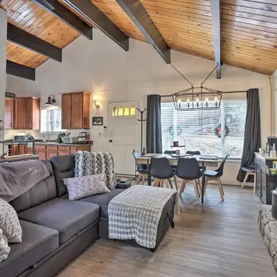 Modern Cabin with Game Room and Deck