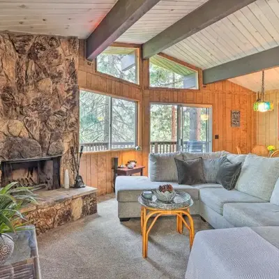 Lake Arrowhead Cabin with Mid-Century Charm!