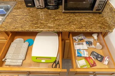 a kitchen counter top with a kitchen appliance on it at Bright & Cozy Getaway-10min to Downtown LA in Alhambra