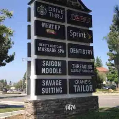 a sign that is on the side of a street at Private Pool Oasis/Disney 15mins /Disney+ HBO/Gym in Placentia